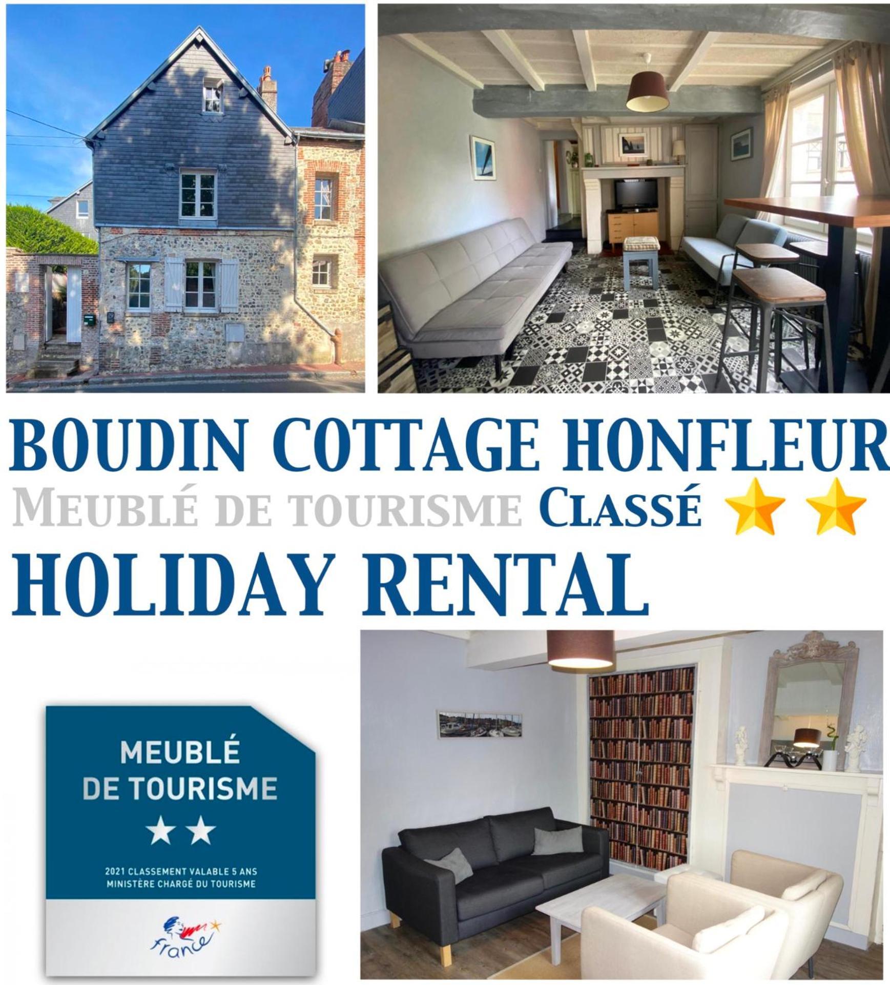 Boudin Cottage Honfleur Buitenkant foto
